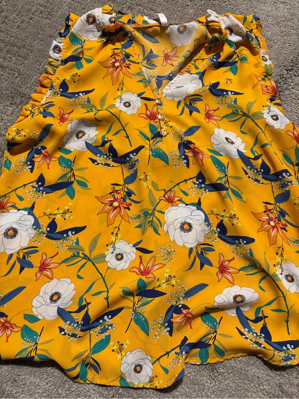 Yellow Floral Too